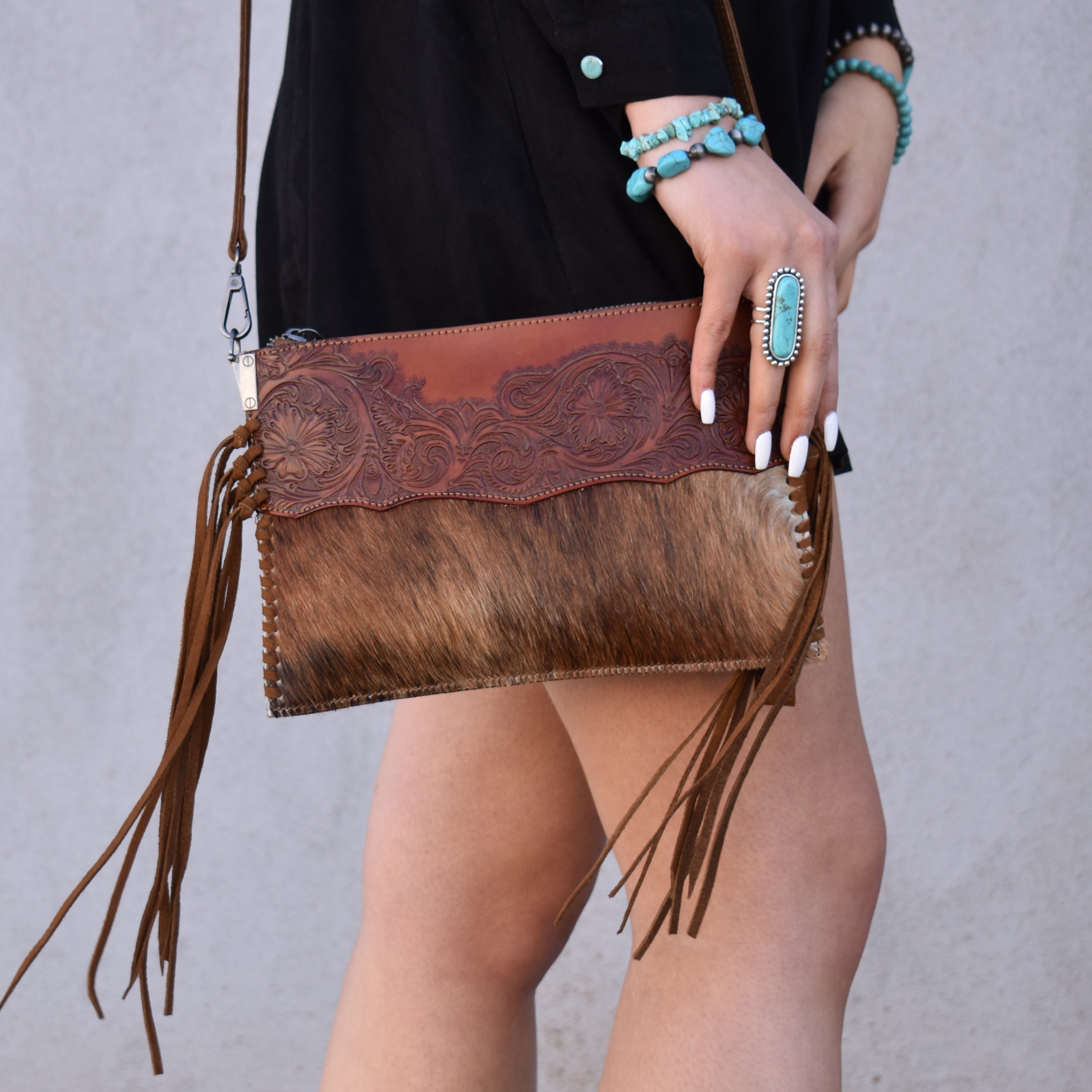 Cattle Country Leather Multiway Bag