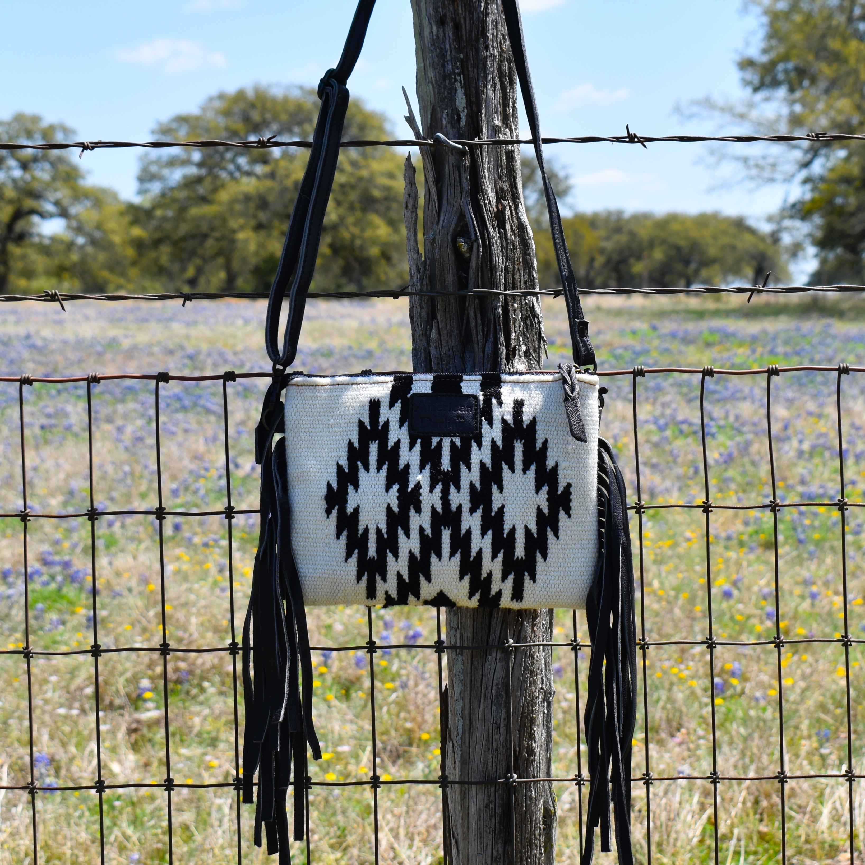 Aztec New Moon Crossbody Bag