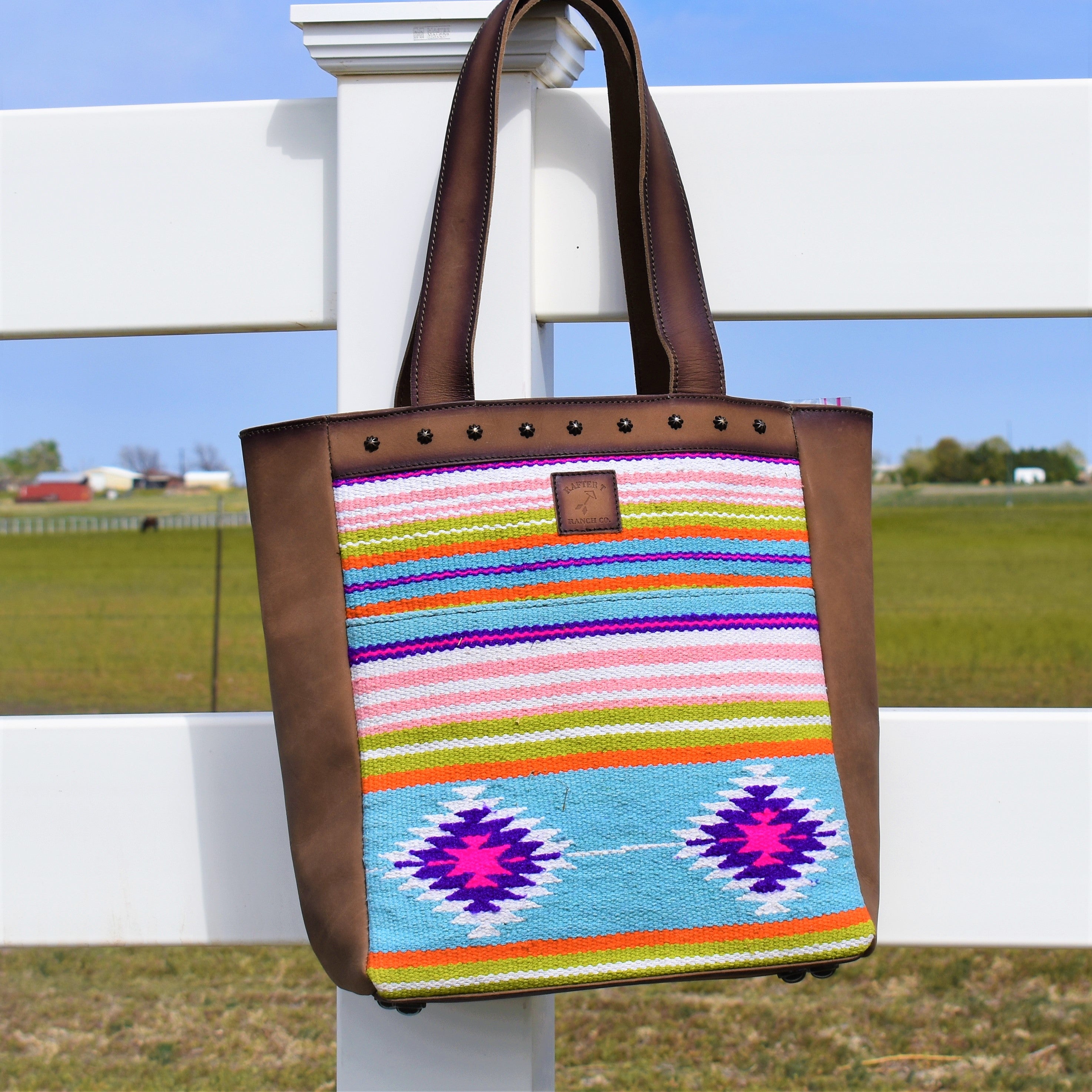 Lucky Leather Tote Bag