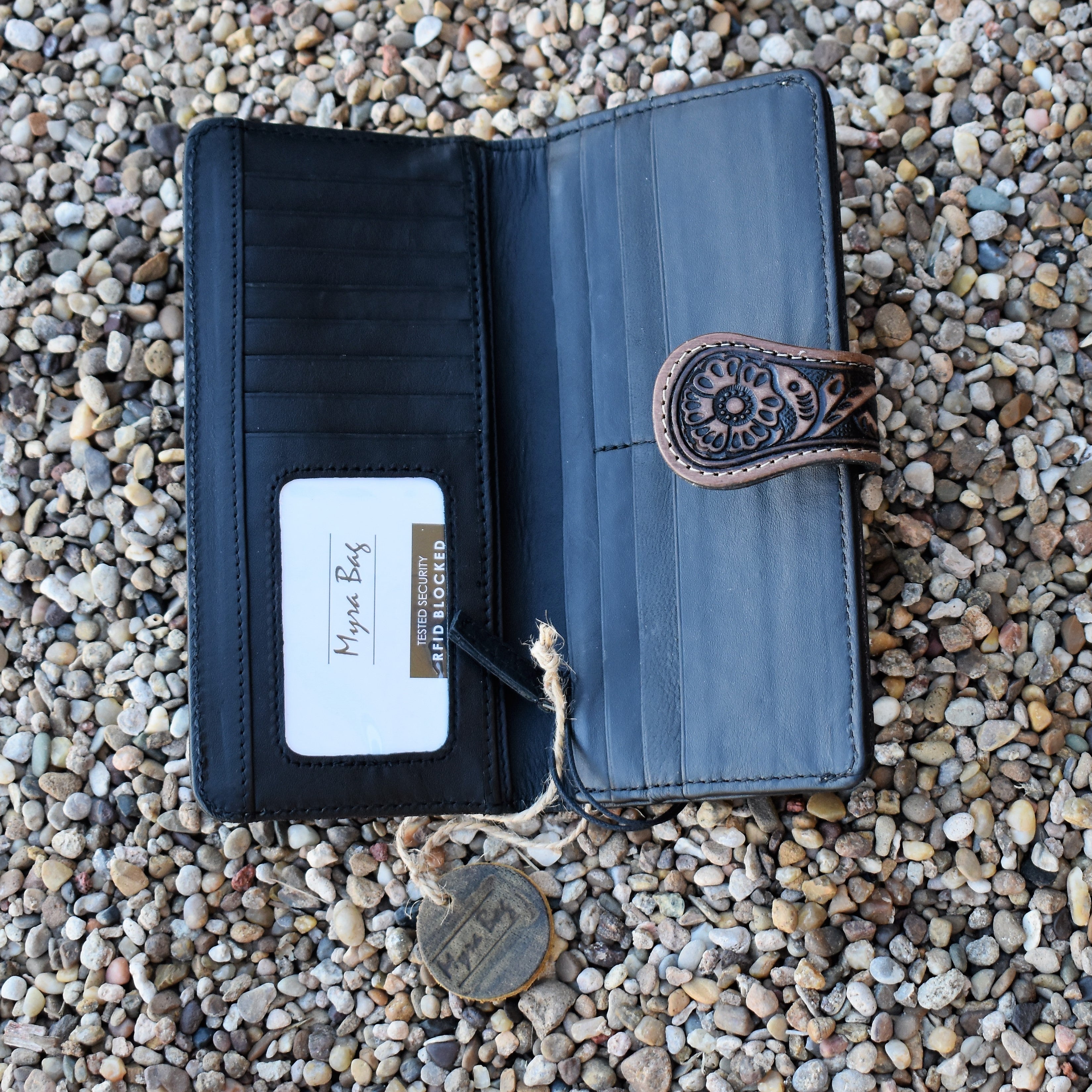 Tempting Tooling Leather Wallet