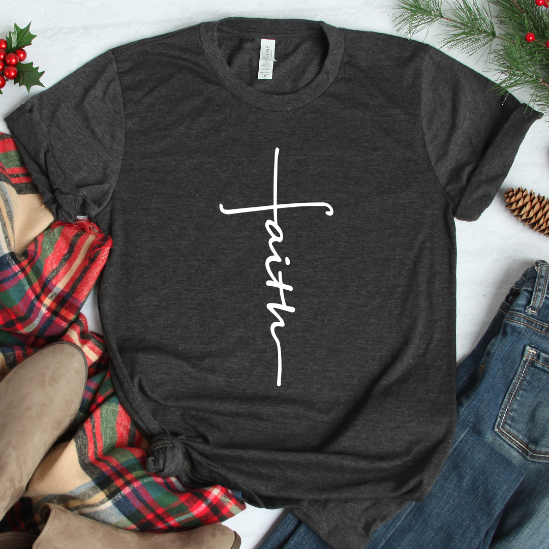 Faith Cross Tee (Bestseller)