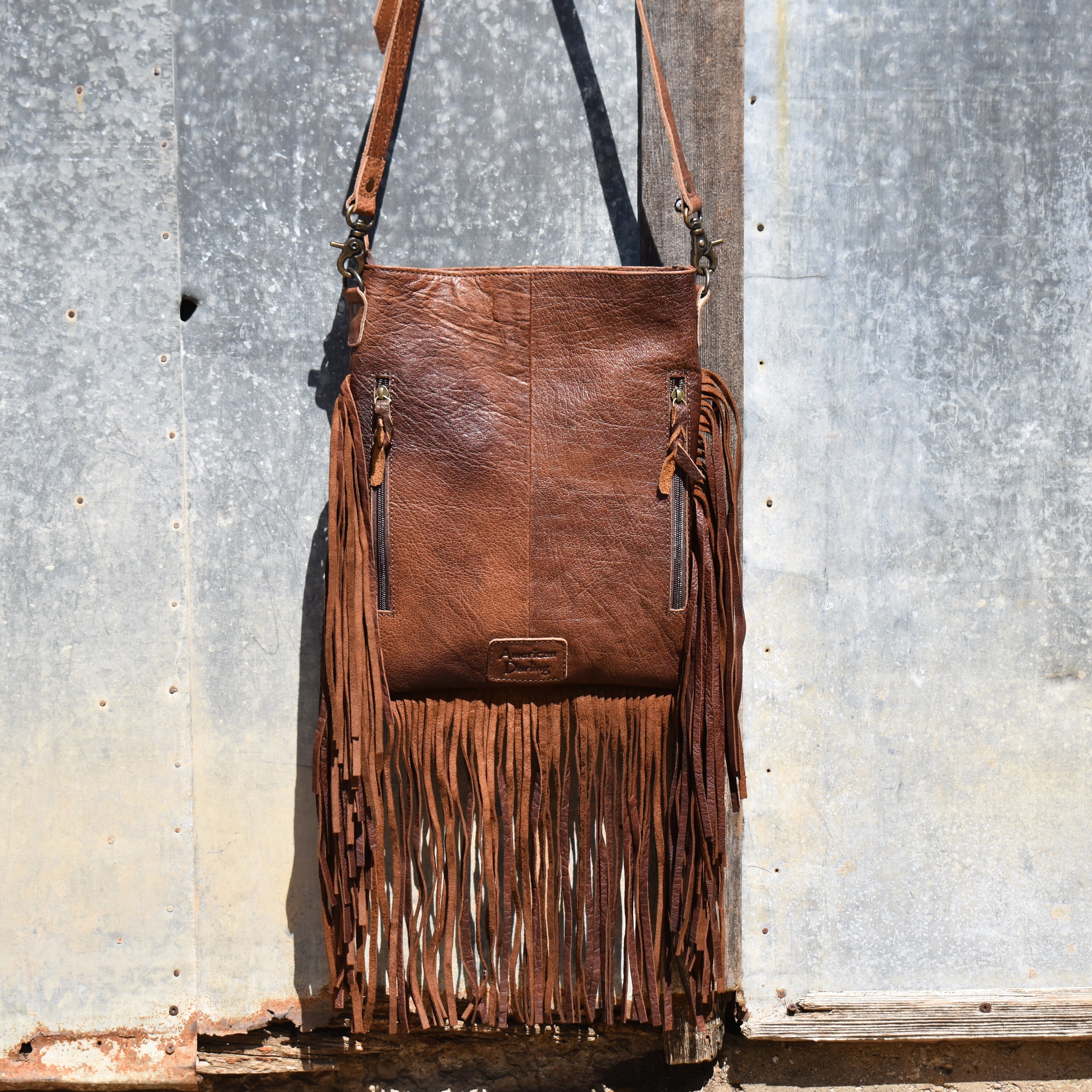 Totem Heritage Leather Satchel Bag