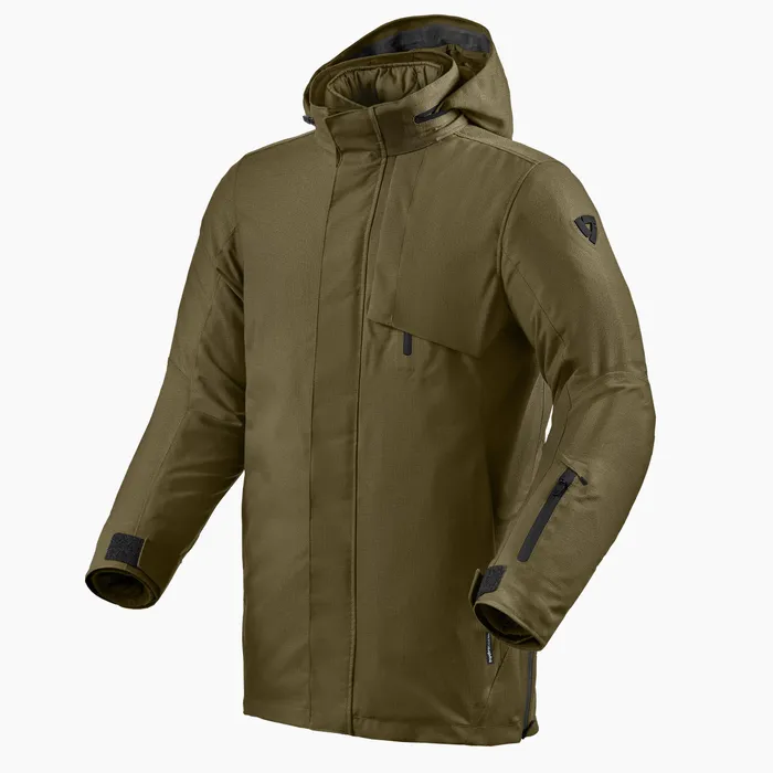 Multi-season, shorter-length, fashionable jacket for the metropolitan commuter.
