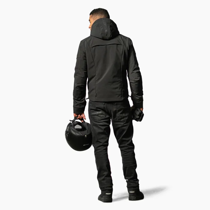 Waterproof hooded softshell jacket