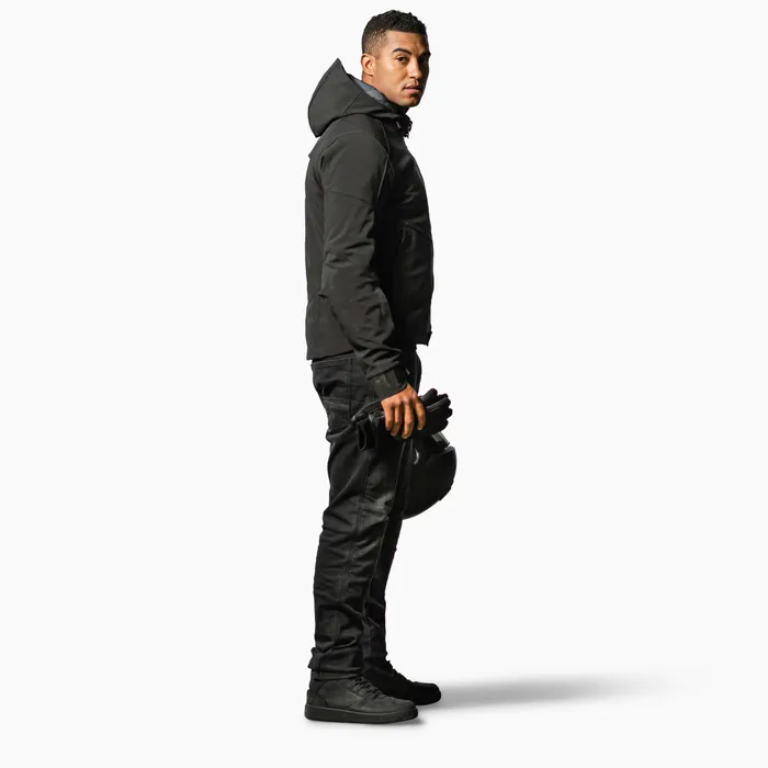 Waterproof hooded softshell jacket