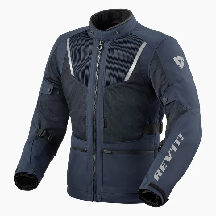 Versatile waterproof multi-season mesh jacket for adventure riding in various weather conditions.