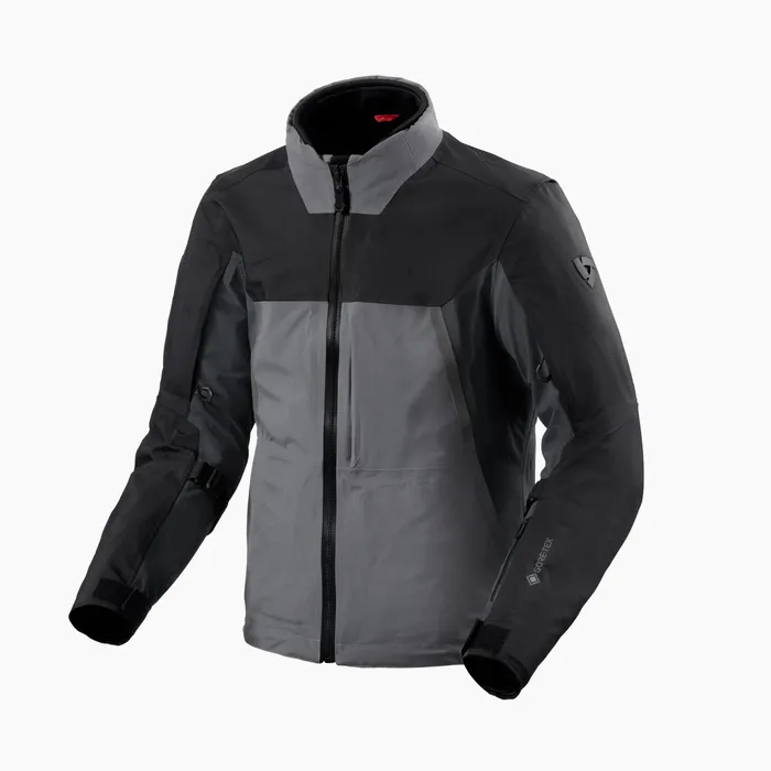High-end, all-season, adventure travel jacket with laminated GORE-TEX