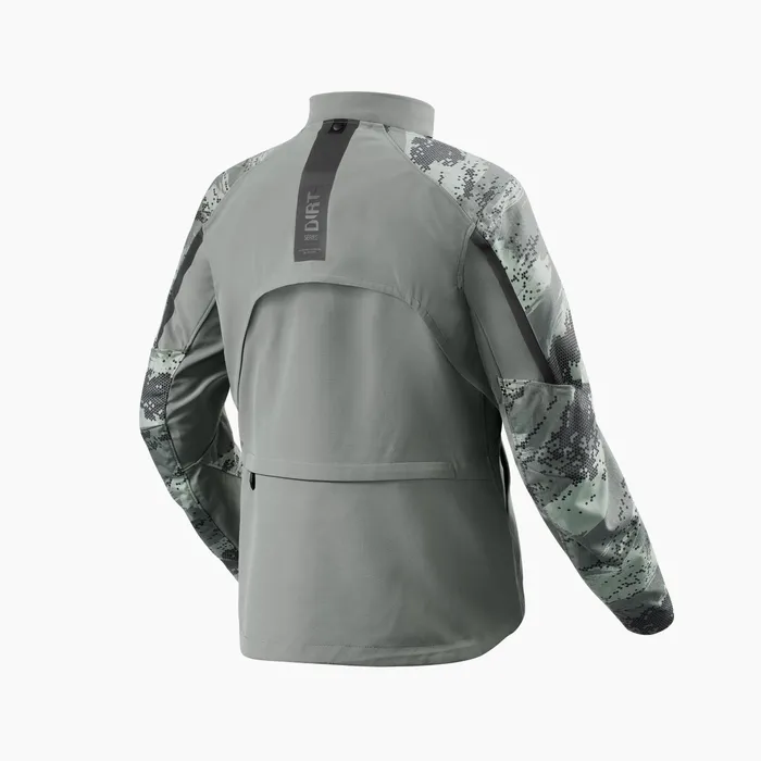 Windbreaking, softshell, off-road riding jacket with removable sleeves