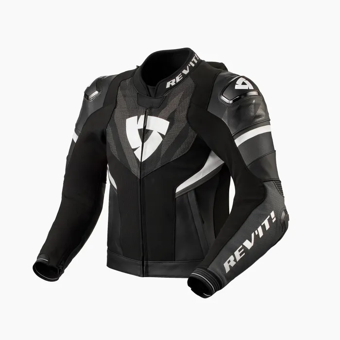 Leather racing jacket for serious riders