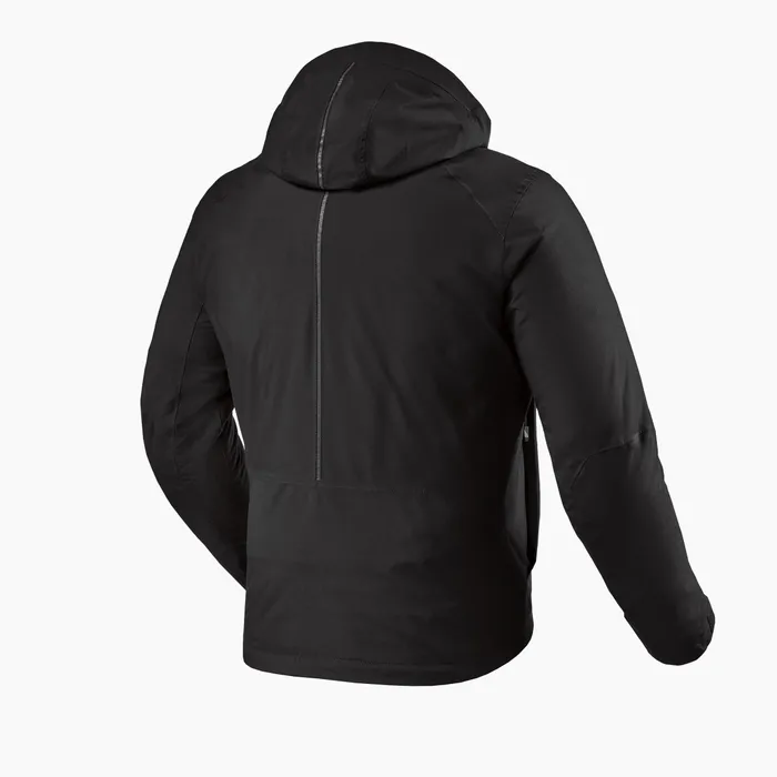 Multi-season, shorter-length, fashionable jacket for the urban commuter.