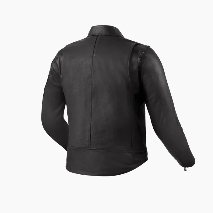 Classic D-pocket buffalo leather jacket for Heritage-inspired riders