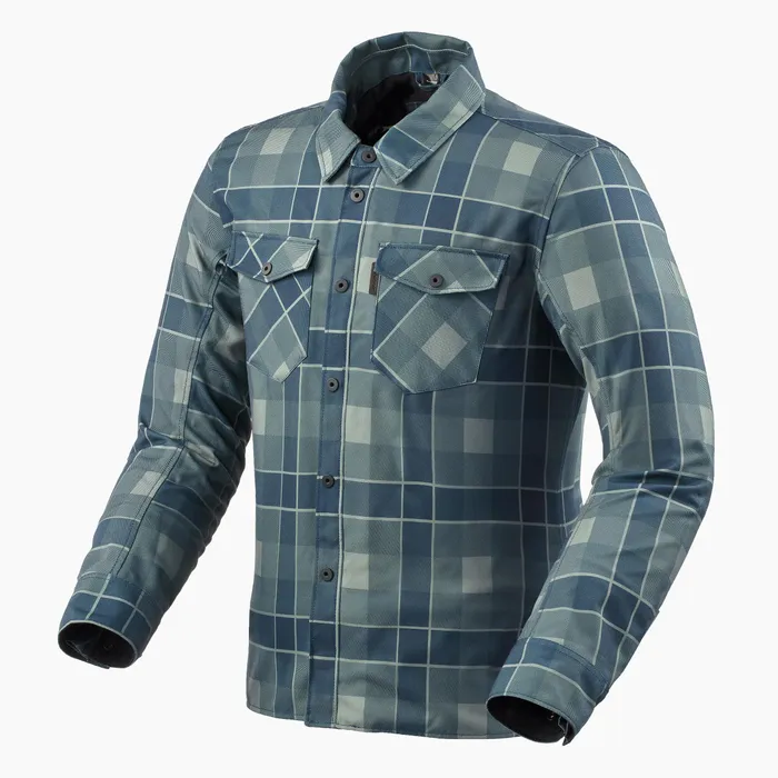 A waterproof overshirt for three-season urban riding.