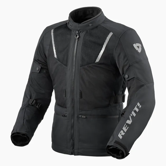 Versatile waterproof multi-season mesh jacket for adventure riding in various weather conditions.