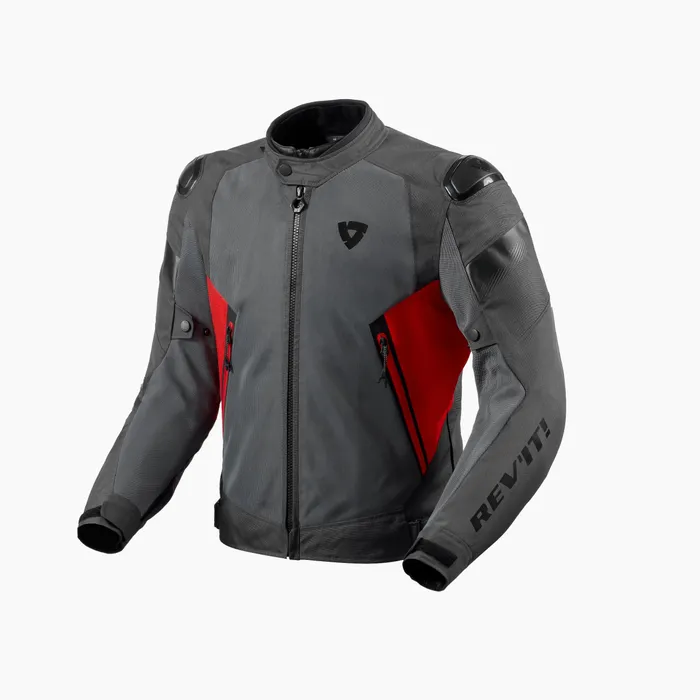 Ventilated textile jacket with detachable waterproof liner