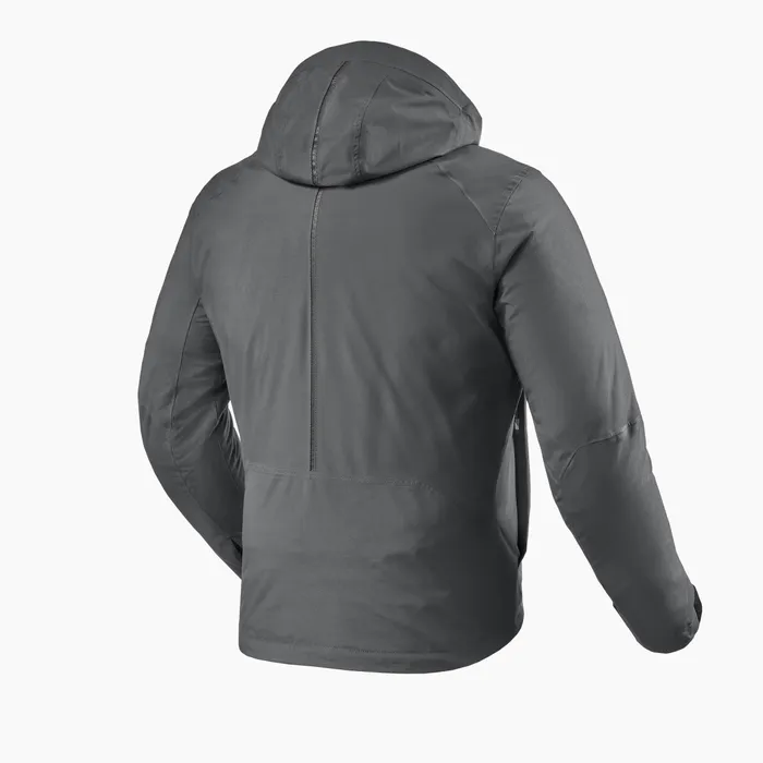 Multi-season, shorter-length, fashionable jacket for the urban commuter.