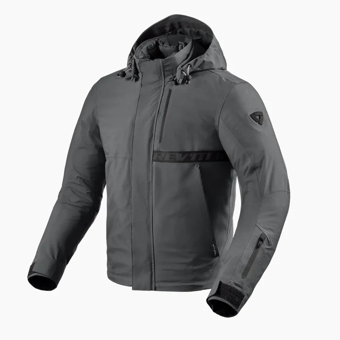 Multi-season, shorter-length, fashionable jacket for the urban commuter.
