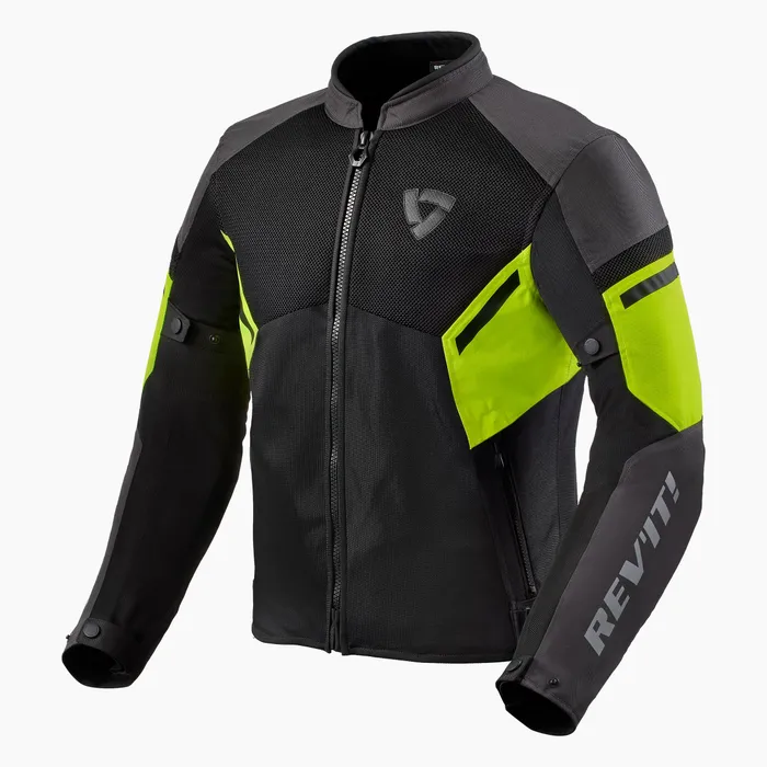 Sportive entry-level mesh jacket for asphalt- only adventures in warm weather.