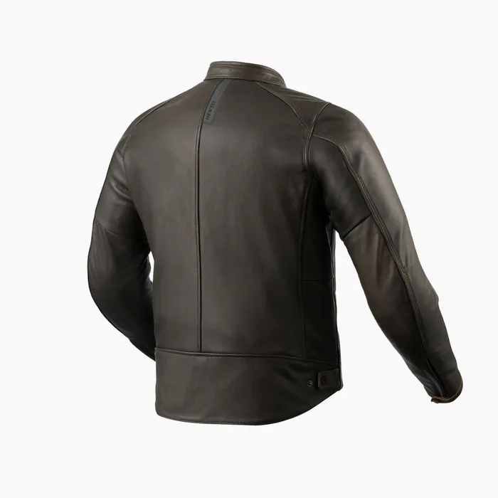 Styled leather jacket for street riding