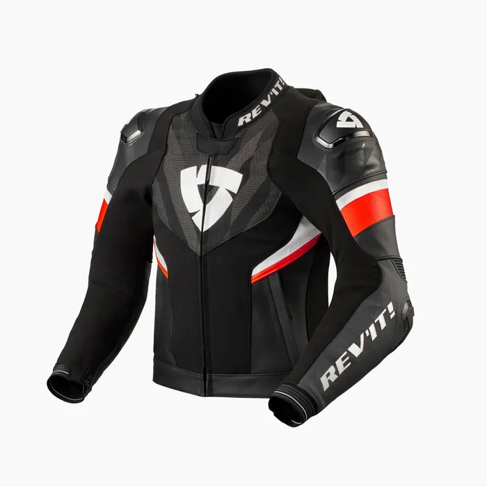 Leather racing jacket for serious riders