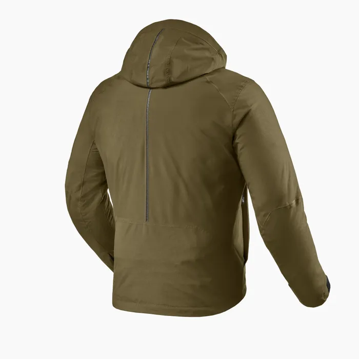 Multi-season, shorter-length, fashionable jacket for the urban commuter.