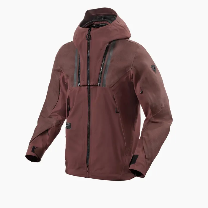Lightweight and waterproof, hooded, off-road adventure jacket