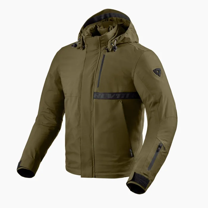 Multi-season, shorter-length, fashionable jacket for the urban commuter.