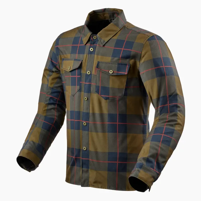 A waterproof overshirt for three-season urban riding.