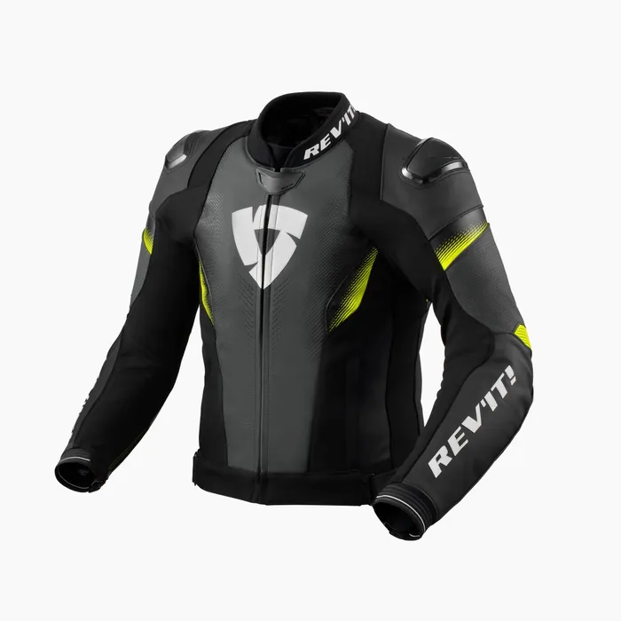 A race-inspired, multi-season technical leather jacket for Sport street riders