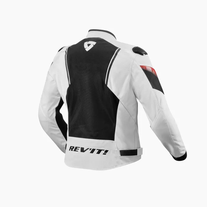 Ventilated textile jacket with detachable waterproof liner