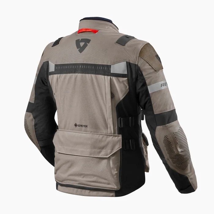 All-climate adventure travel jacket with removable thermal and GORE-TEX liners.