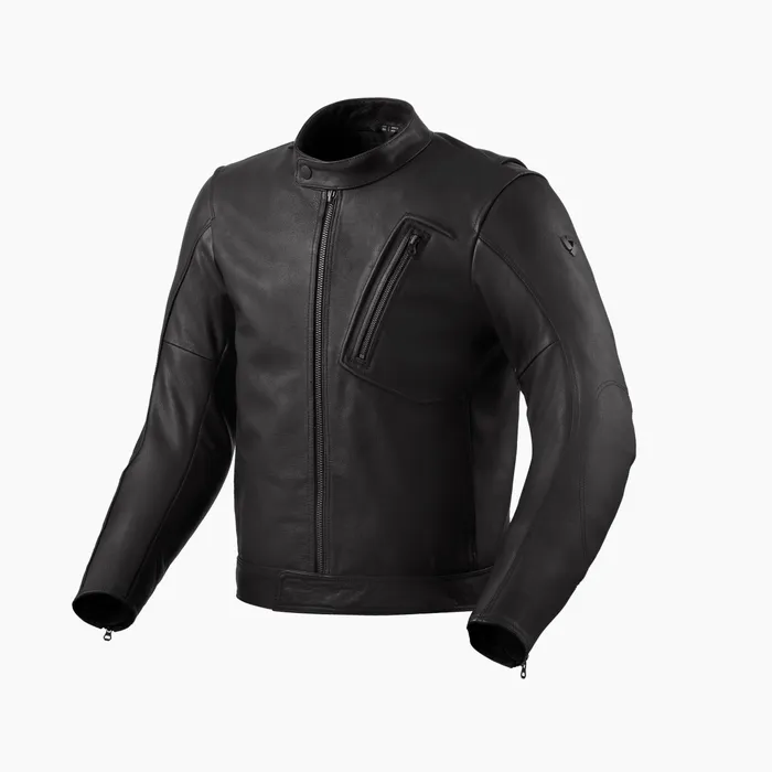 Classic D-pocket buffalo leather jacket for Heritage-inspired riders