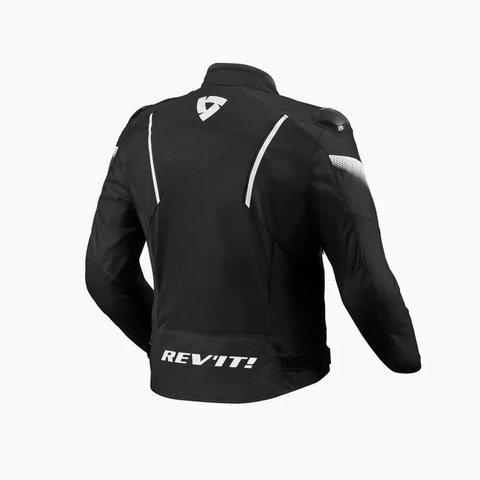 Ventilated textile jacket with detachable waterproof liner