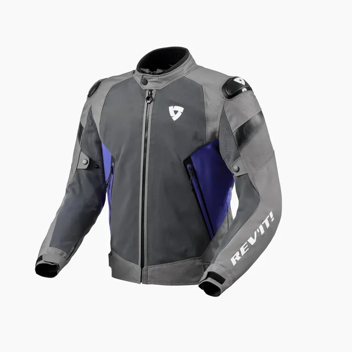 Ventilated textile jacket with detachable waterproof liner