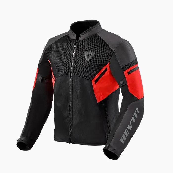 Sportive entry-level mesh jacket for asphalt- only adventures in warm weather.