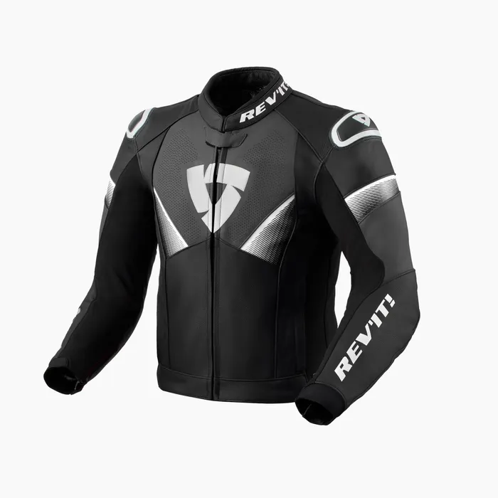 Entry-level, race-derived, full-leather jacket for sport street riders