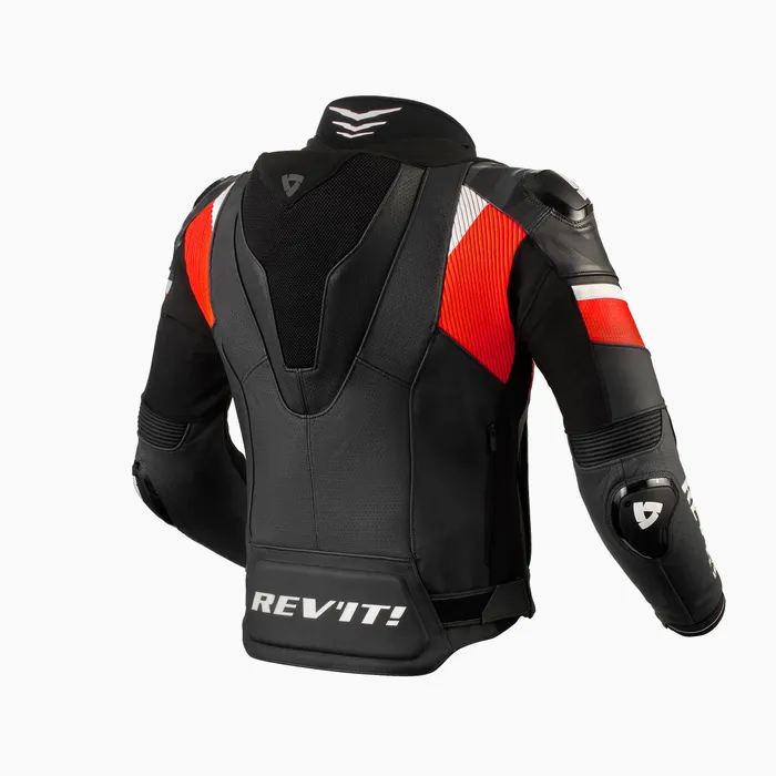 Leather racing jacket for serious riders