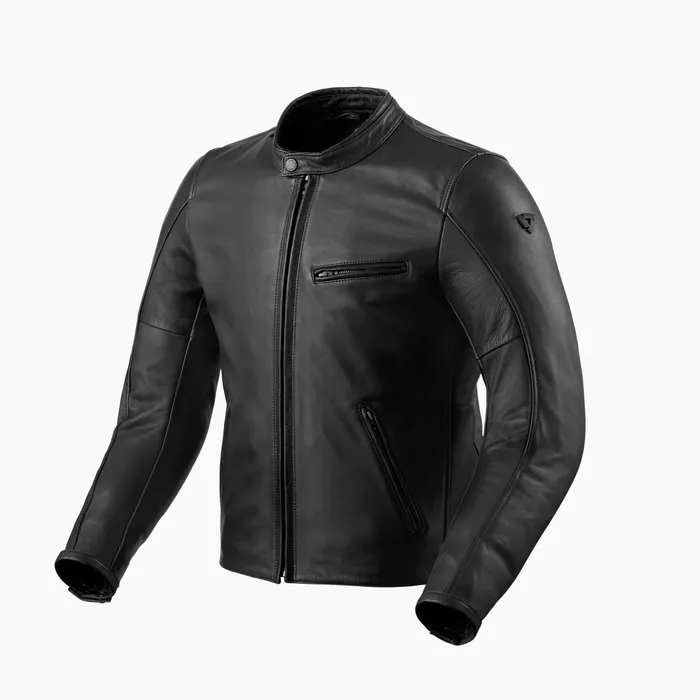 Styled leather jacket for street riding