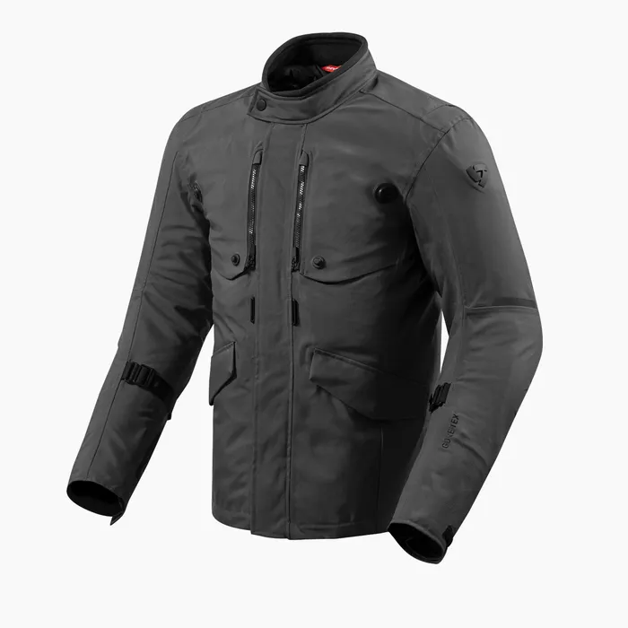 Laminated and ventilated GORE-TEX jacket with minimalist design