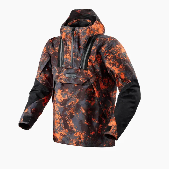 Lightweight and waterproof, hooded, off-road adventure smock