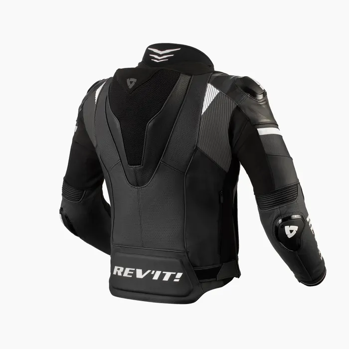 Leather racing jacket for serious riders