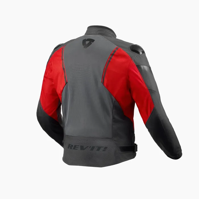 Ventilated textile jacket with detachable waterproof liner