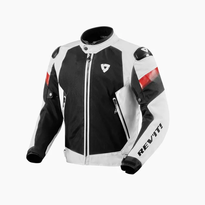Ventilated textile jacket with detachable waterproof liner