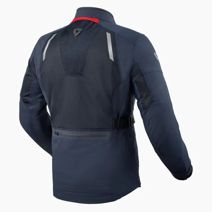 Versatile waterproof multi-season mesh jacket for adventure riding in various weather conditions.