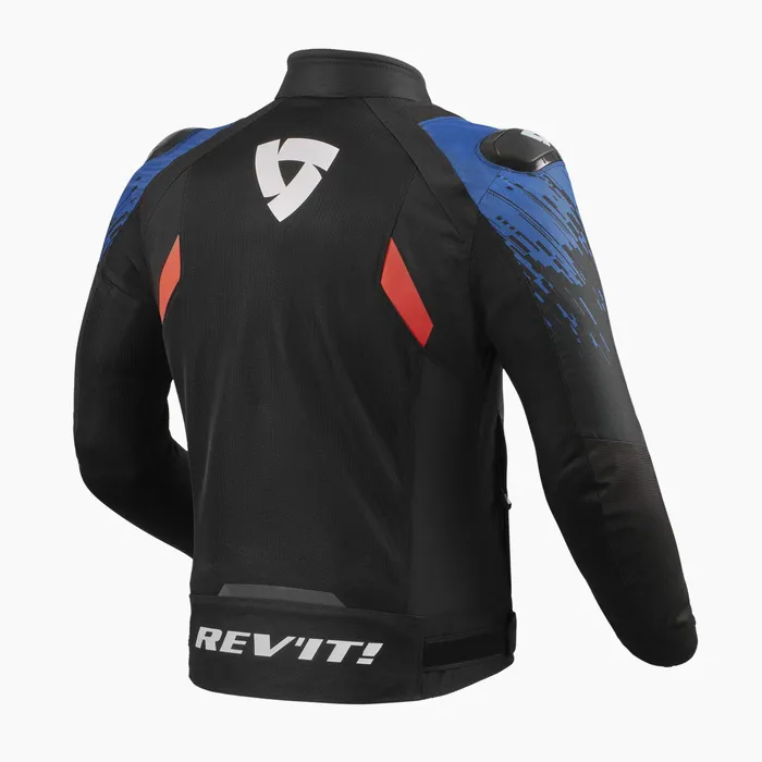 Fully ventilated, race-fit sport textile jacket