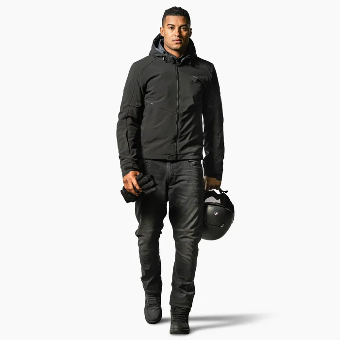 Waterproof hooded softshell jacket