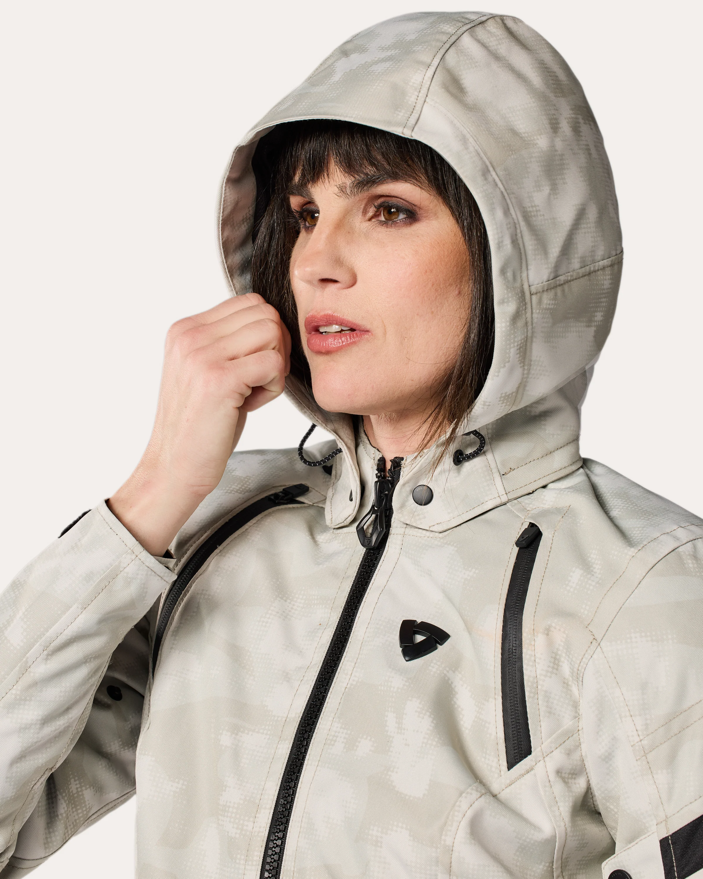 Jacket Flare 3 H2O Ladies | Camo Dark Grey