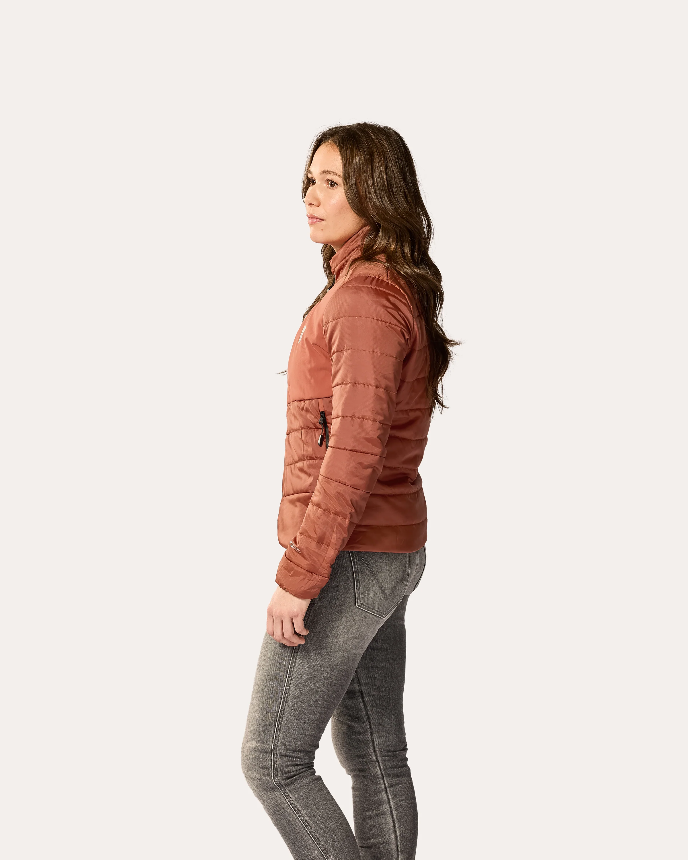 Jacket Solar 3 Ladies | Burgundy Red