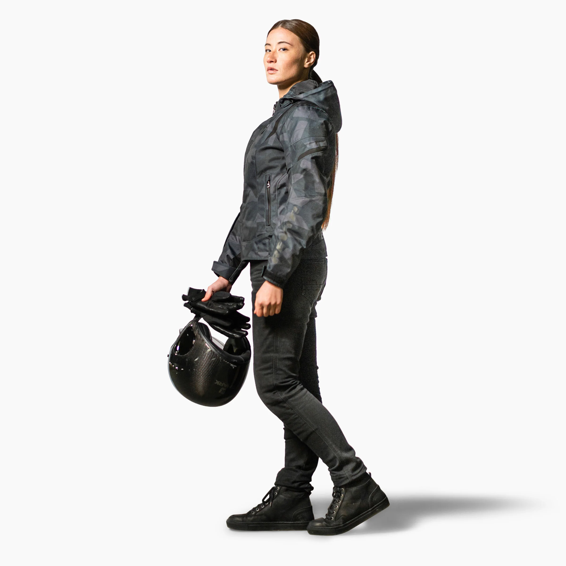 Jacket Flare 2 Ladies | Camo Black-Grey