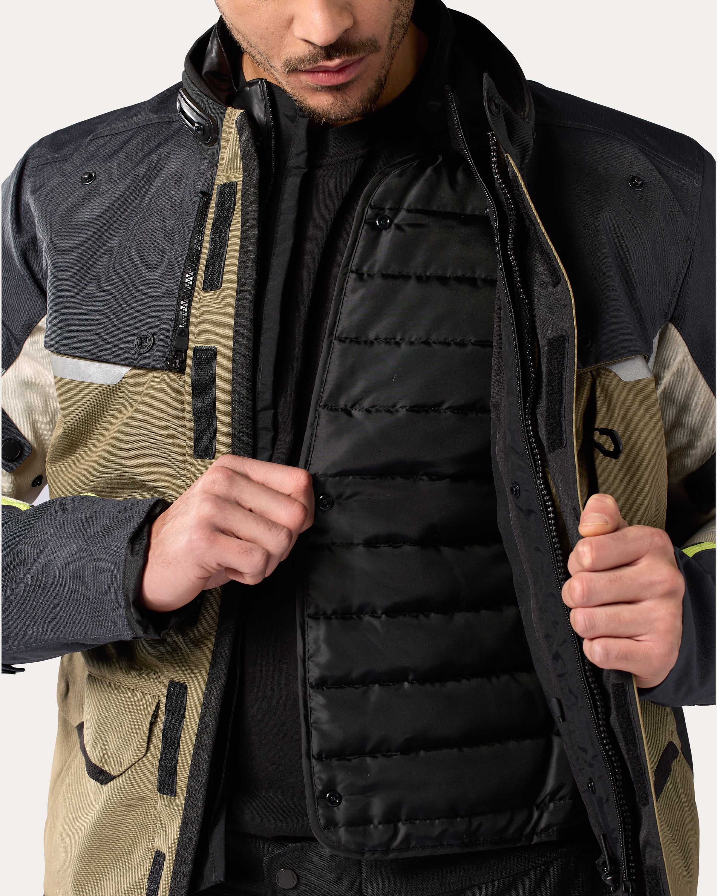 Jacket Outback 4 H2O | Green-Anthracite