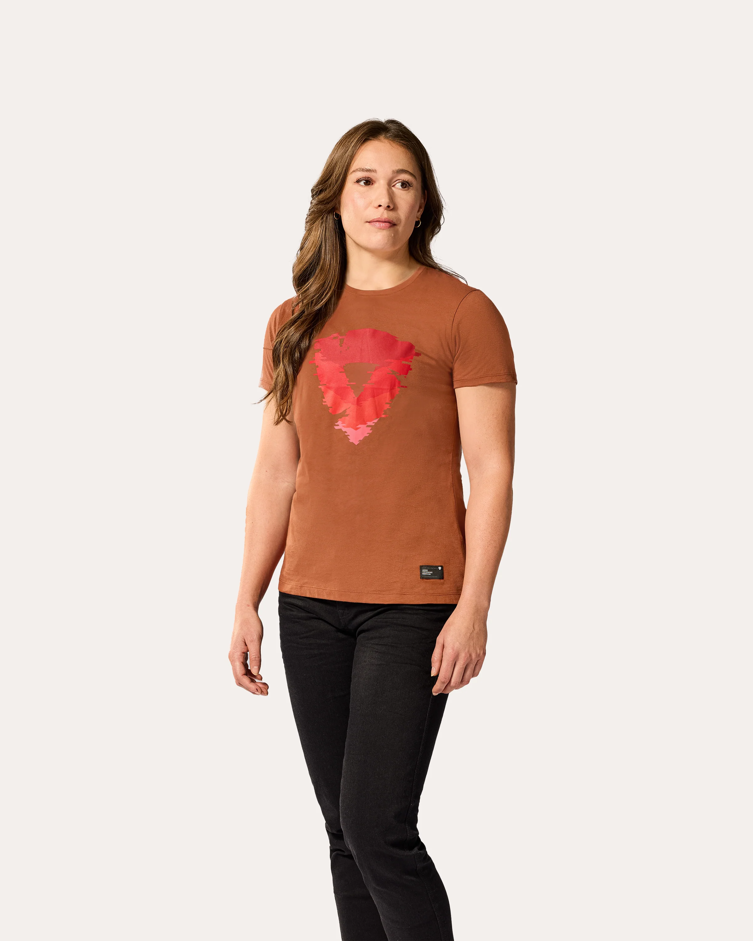 Shirt Heather Ladies | Burgundy Red